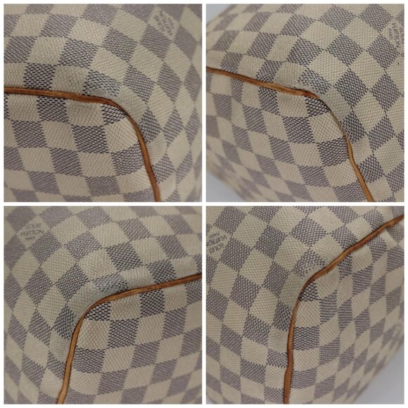 LOUIS VUITTON Damier Azur Speedy 30 Hand Bag - Picture 16 of 16
